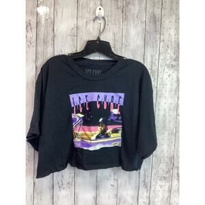 Vintage Ice Cube T-Shirt Size Large Black Cropped Short Sleeve